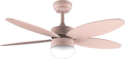 Cecotec - Ventilateur de Plafond avec Lumière EnergySilence Aero 4260 Full Orange - 40 W, Diamètre 106 cm, Lampe Intégrée, Télécommande, Minuterie 8 Heures, 6 Vitesses, 5 Pales, Été/Hiver - Nail Gallerys