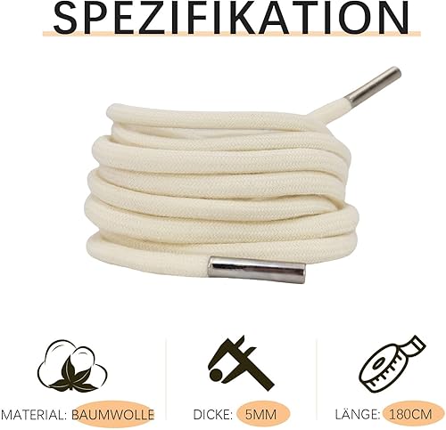 Renyiz Cordon de serrage pour pantalon de jogging avec aiguille traversante en coton pour sweats à capuche, Beige 180 cm, Beige180cm - Nail Gallerys