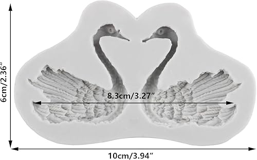 MINFEIDMS – Moules À Fondant En Silicone En Forme De Cygne, Pour Bonbons Au Chocolat, Pour Décoration De Gâteaux, Garniture De Cupcake, Pâte À Gomme, Argile Polymère - Nail Gallerys