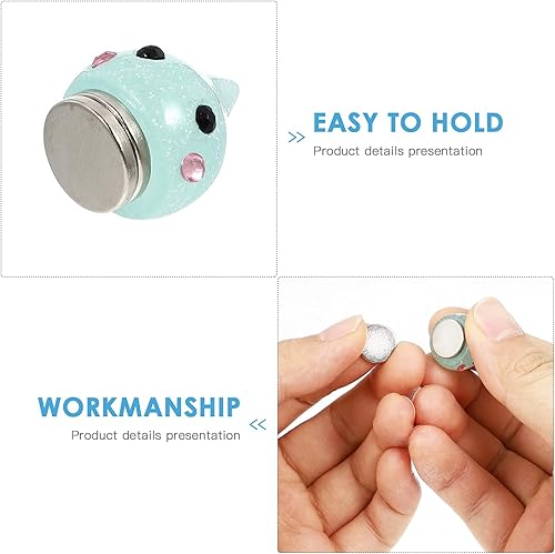 VORCOOL 6Pcs Diamant Peinture Aimant Couverture Titulaire Gouttes D' Réfrigérateur Aimant Couverture Assistantes Maternelles Diamant Art Accessoires Outils pour Enfants Et - Nail Gallerys