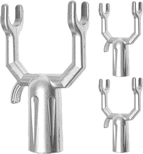 Lot de 3 Fourches pour Tringle à Vêtements - Remplacement pour Tringle à Vêtements - Fournitures pour La Maison Solides - Accessoires pour - Nail Gallerys
