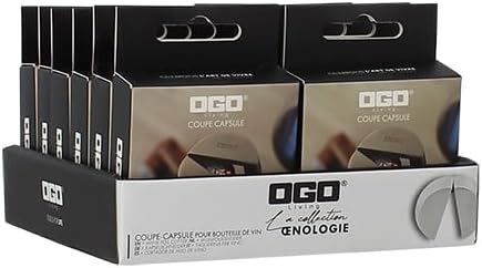 OGO LIVING - Coupe-capsule deluxe pour bouteille de vin en acier inoxydable - 7911226 - Nail Gallerys