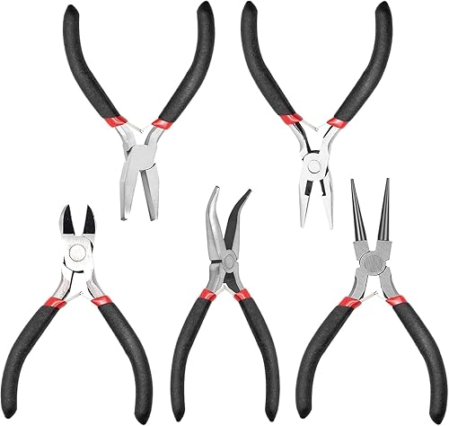 Pinces à bijoux 5 pièces coupe-fil pour la fabrication de bijoux artisanat bricolage - Nail Gallerys