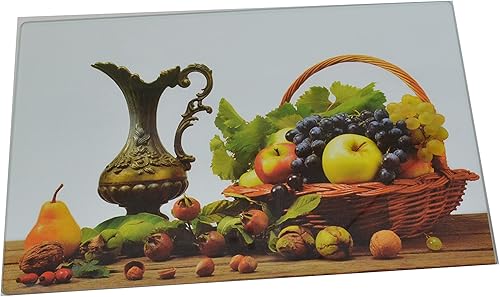 UVAS Planche à découper universelle en verre Motif fruits 20 x 30 cm - Nail Gallerys