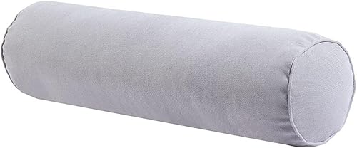Colcolo Oreiller de traversin de cou rouleau doux creux coton confortable oreillers cylindriques confort oreiller de cou rond pour chaise lit colonne, Bleu - Nail Gallerys