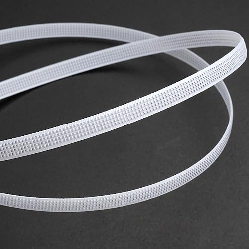 Désossage pour Couture 50 Yards Désossage en Polyester Blanc Coudre à Basse Densité Baleine Corset Arête de Poisson,pour Corsets Robes de Mariée Robes de Soirée Lingerie, 6 mm - Nail Gallerys