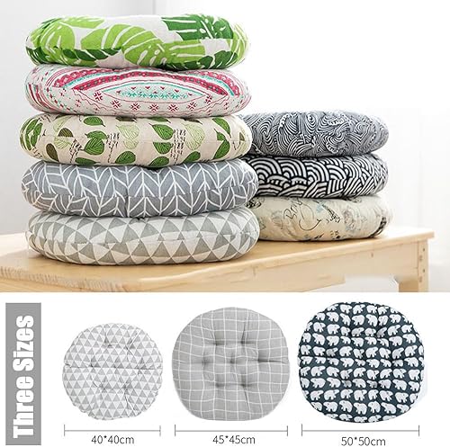 DOTBUY-SHOP Galette de Chaise Lot de 1, Coussin de Chaise Coussin de Sol Coussins de Siège, Coussins pour Intérieur Extérieur Chaises de Jardin Yoga Méditation (40x40cm,Feuille de Tortue) - Nail Gallerys