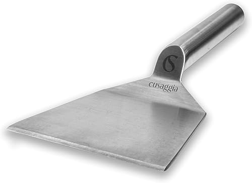 Cussaggia Spatule Plancha Accessoire Barbecue Gaz - Smash Burger - Ustensiles De Cuisine Inox - Accessoires Brasero Grille Exterieur - Spatules Metal Pour Planche Rectangulaire Hamburger Steak - Nail Gallerys