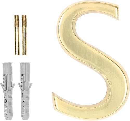 KOTARBAU® Lettre A en laiton de 10 cm pour maisons, colonies, hôtels, appartements, monuments pierres tombales 100 % laiton - Nail Gallerys