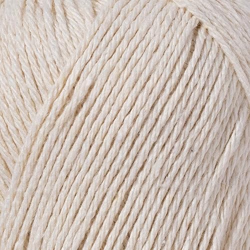 Utopia Crafts Re-Cotton Knitting Yarn, 100g (Cream) - Nail Gallerys