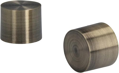 Sento 25mm Kit de Tringle a Rideau Metal Fixation au Plafond Laiton Antique 120 cm ALBANA - Nail Gallerys