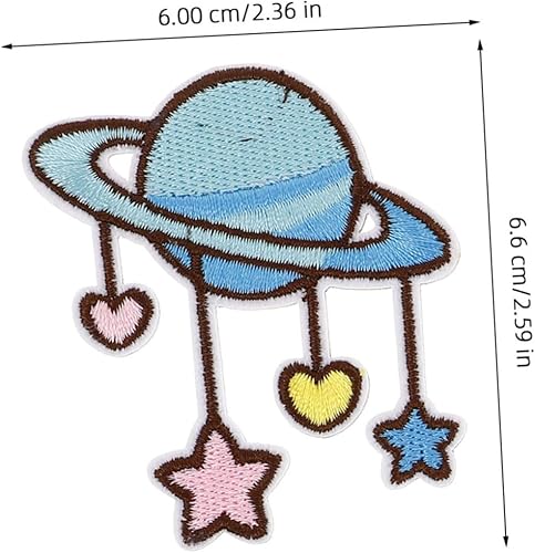 KAILIKETIY 9Pièces Patch Thermocollant Accessoires de Broderie DIY pour Vêtements Réparation Chic pour Couture et Décoration - Nail Gallerys