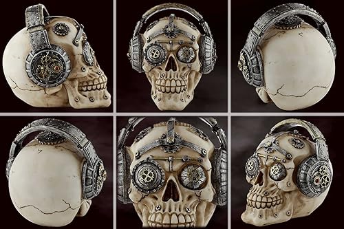 mtb more energy Tête de mort décorative « Steampunk Basshead » - Tête de mort - Nail Gallerys