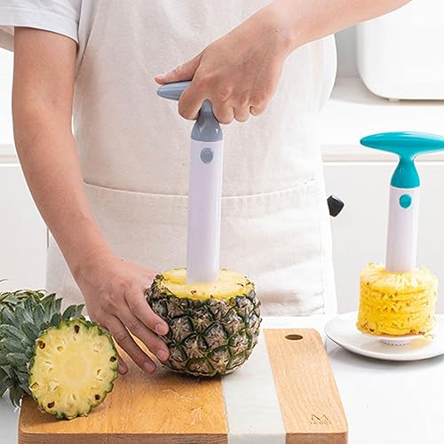Coupe-ananas Corer avec poignée confortable - Texture plastique pour une préparation confortable des fruits - Nail Gallerys