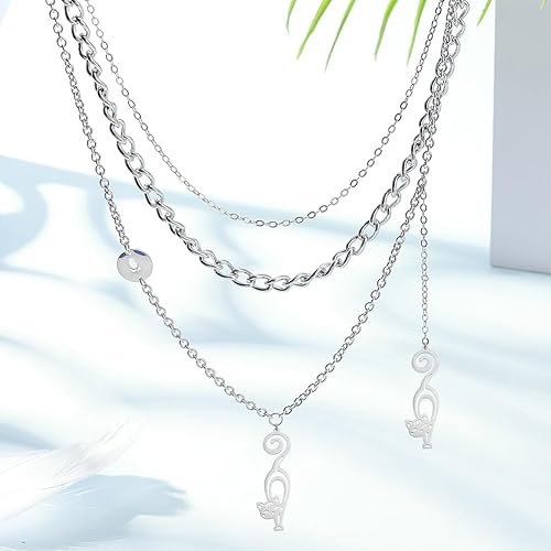 UNICRAFTALE 10pcs Breloque Chat Acier Inoxydable Breloque Étoile à Quatre Breloques Animaux Breloques Creuses pour Bracelet Collier Boucles D'Oreilles Fabrication de Bijoux Artisanat - Nail Gallerys