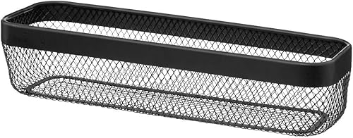 5five - corbeille à pain métal 40x14cm mayaj noir - Nail Gallerys