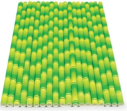 Classic Revolution Lot de 20 bandes à boire en bambou, 19 cm - Nail Gallerys