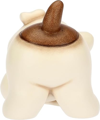 THUN - Mini Chien Claire - céramique - Collection Jardin du Printemps - 4,2 x 5,9 x 5,1 cm - Nail Gallerys