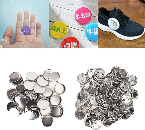 Kit de Badge à Brochet Multi But 100 Set Button Maker Livraison pour Lovers (37MM) - Nail Gallerys